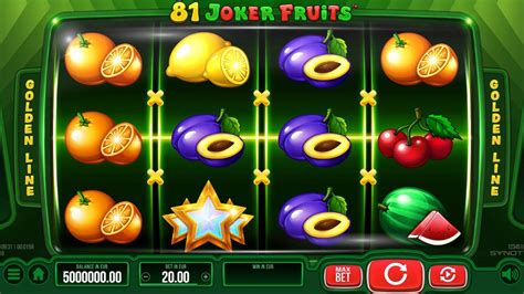 81 joker fruits spins  Joker 81 Slot (163 votes, average: 3